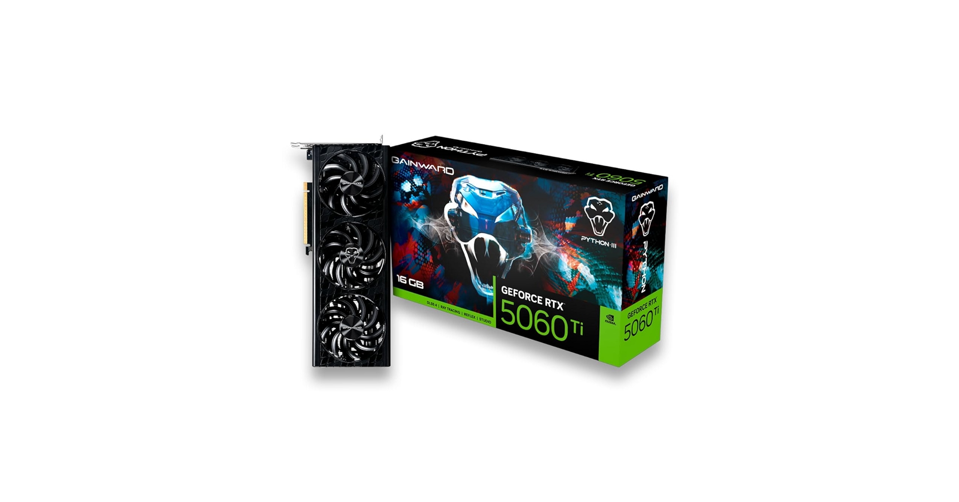 グラフィックボード・グラボ・ビデオカード GAINWARD GeForce RTX 5060Ti 16GB Products :: Gainward GeForce RTX™ 5060 Ti Python III 16GB