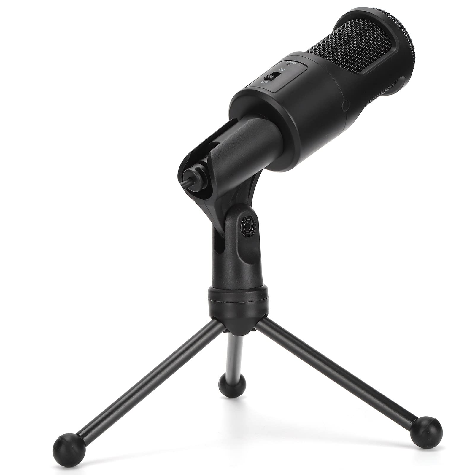 Microphone USB Omnidirectional 360° Annadue Pour PC, Enregistrement, Chat, YouTube, Skype - Noir