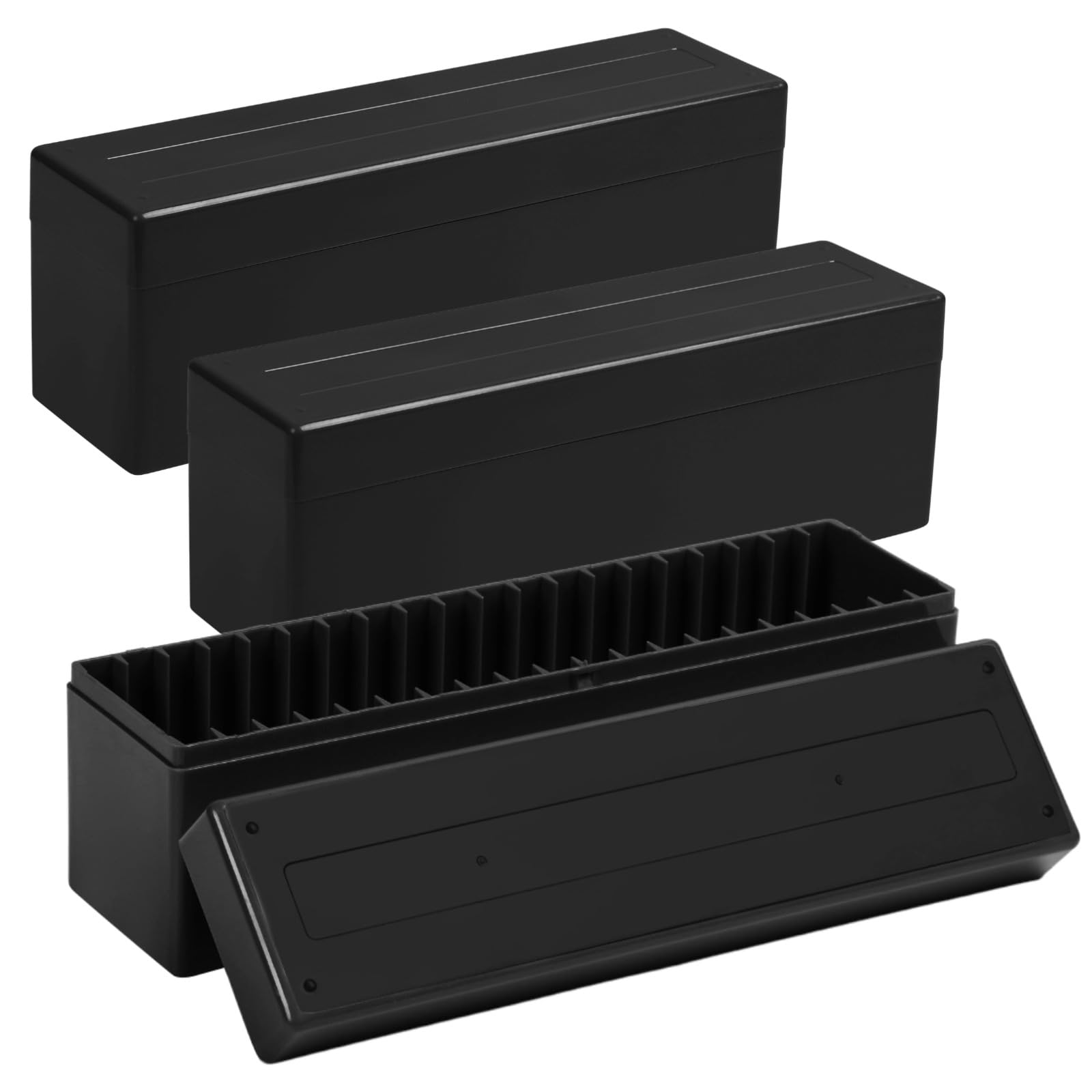 3 Stk. Coin Slab Aufbewahrungsboxen, Coin Holder Organizer mit 20 Fächern, Kunststoff-Boxen für 60 Coin Slabs, kompatibel mit PCGS, NGC, PMG Coin Haltern, nur Boxen enthalten