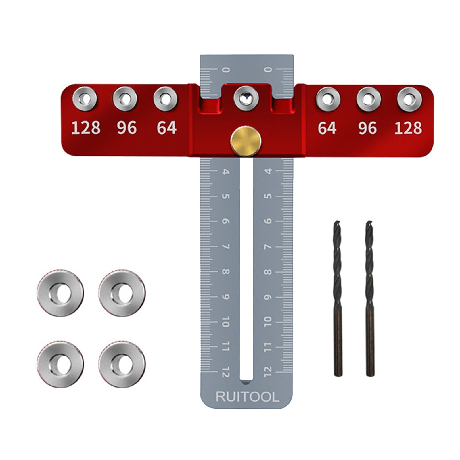Msioytog Set Two Woodworking Tools Cabinet Hardware Jig Tool Drill Template Guide For Door Drawer Handle Installation Tools Hand Cabinet Hardware Jig Tool Adjustable Drill Template Guide