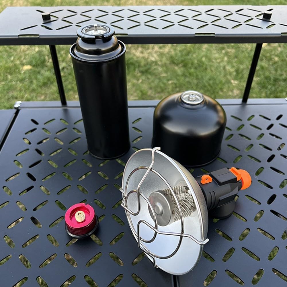 Calentador de propano portátil de 4300 BTU con encendido electrónico, estufa de camping de gas ajustable para caza, pesca, calefacción al aire libre (calentador de campamento)