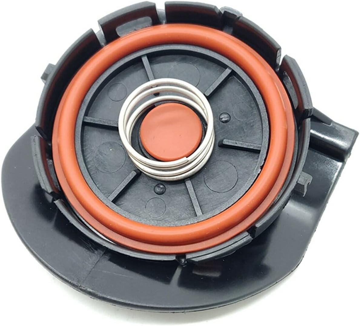 jfqm PCV Valve Cover Repair Kit Valve Cap with Membrane Fit for Peugeot 207 EP6 VTI Fit for Citroen Fit for MINI Cooper N12 N16