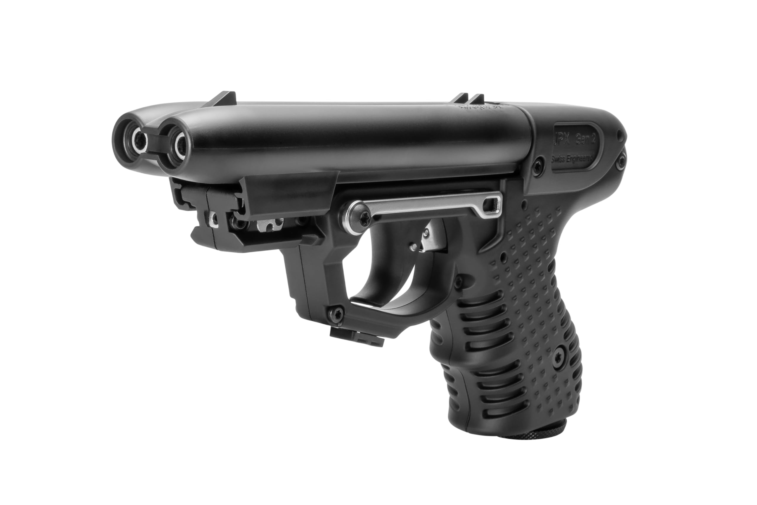Piexon JPX2 Gen 2 m. Laser Pfefferspraypistole, Schwarz | Tierabwehrgerät, Swiss Engineered