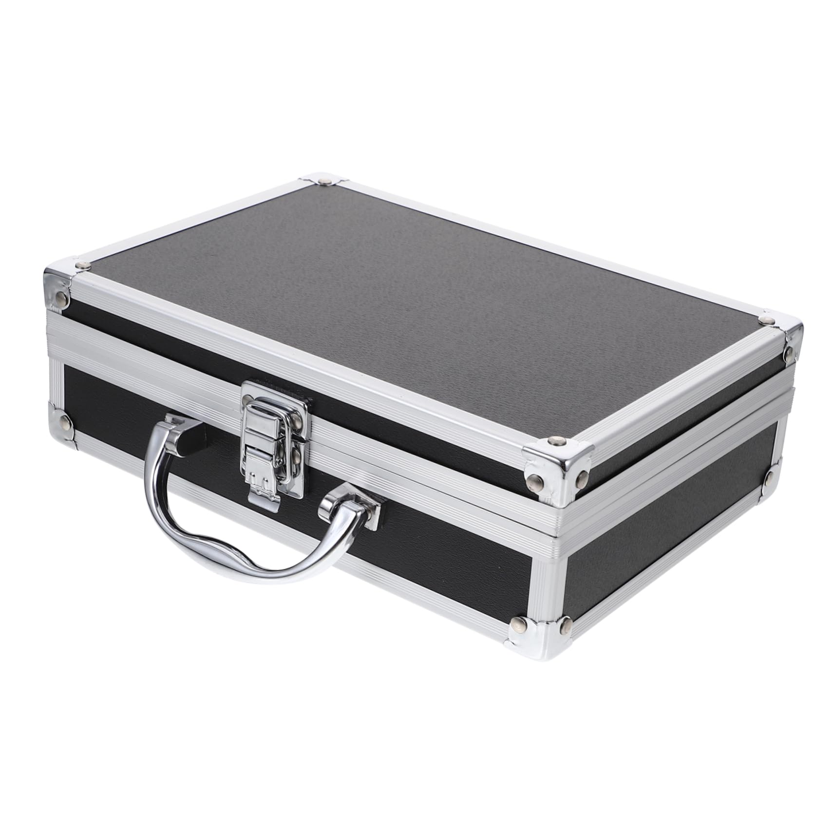 VICASKY Aluminum Storage Case Portable Workstation Briefcase Metal Case for Men Aluminum Locking Multifunctional