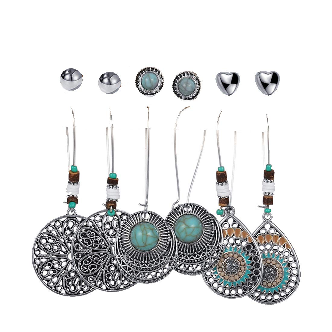 See full amazon price history chart for Jewels Galaxy Swanky Oxidised German Silver Plated 6 Pair of Earrings Jewellery For Women & Girls Jewels Galaxy Swanky Oxidised German Silver Plated 6 Pair of Earrings Jewellery For Women & Girls (B08HZ8RDLZ) Amazon Price History, Amazon Price Tracker