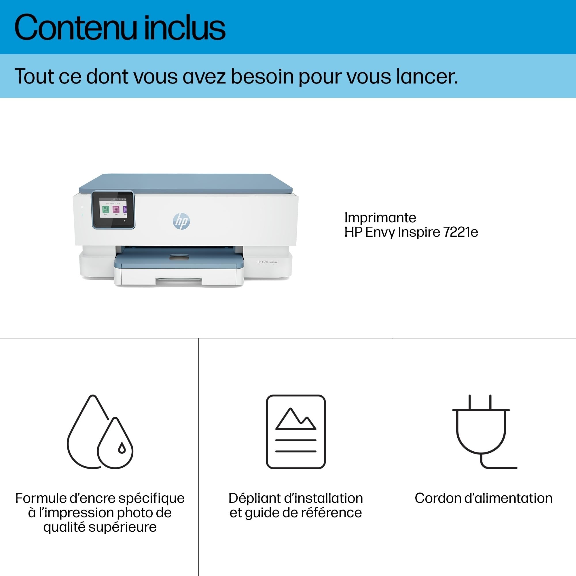 HP Imprimante Tout-en-Un Envy Inspire 7221e
