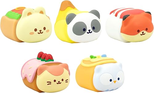 Miniatura 10 de Hamee Anirollz Serie de cápsulas sorpresas Bonitos juguetes esponjosos rellenos de agua bolsas de regalo de cumpleaños, recuerdos de fiesta, relleno