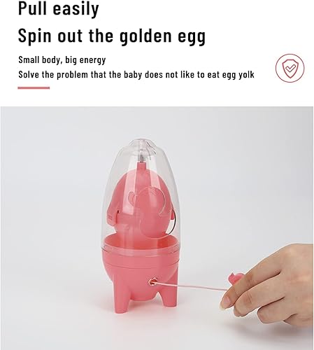 Miniatura 7 de Golden Egg Maker - Extractor manual para hacer huevos, triturador portátil con cáscara, mezclador de yema de huevo, mezclador de huevos para hacer
