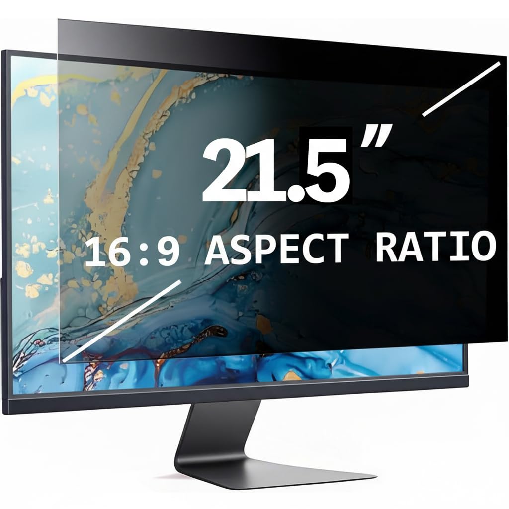 21,5-calowy ekran prywatności komputera dla 21,5" 16:9 monitor szerokiego ekranu, ochrona oczu przeciw odblaskowi niebieskie światło monitor komputera filtr prywatności