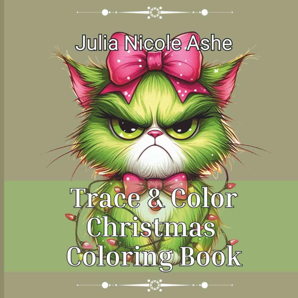 Christmas Reverse Coloring Book Vol 1 (Christmas Coloring Books, Trace & Color Books & Christmas Stories)