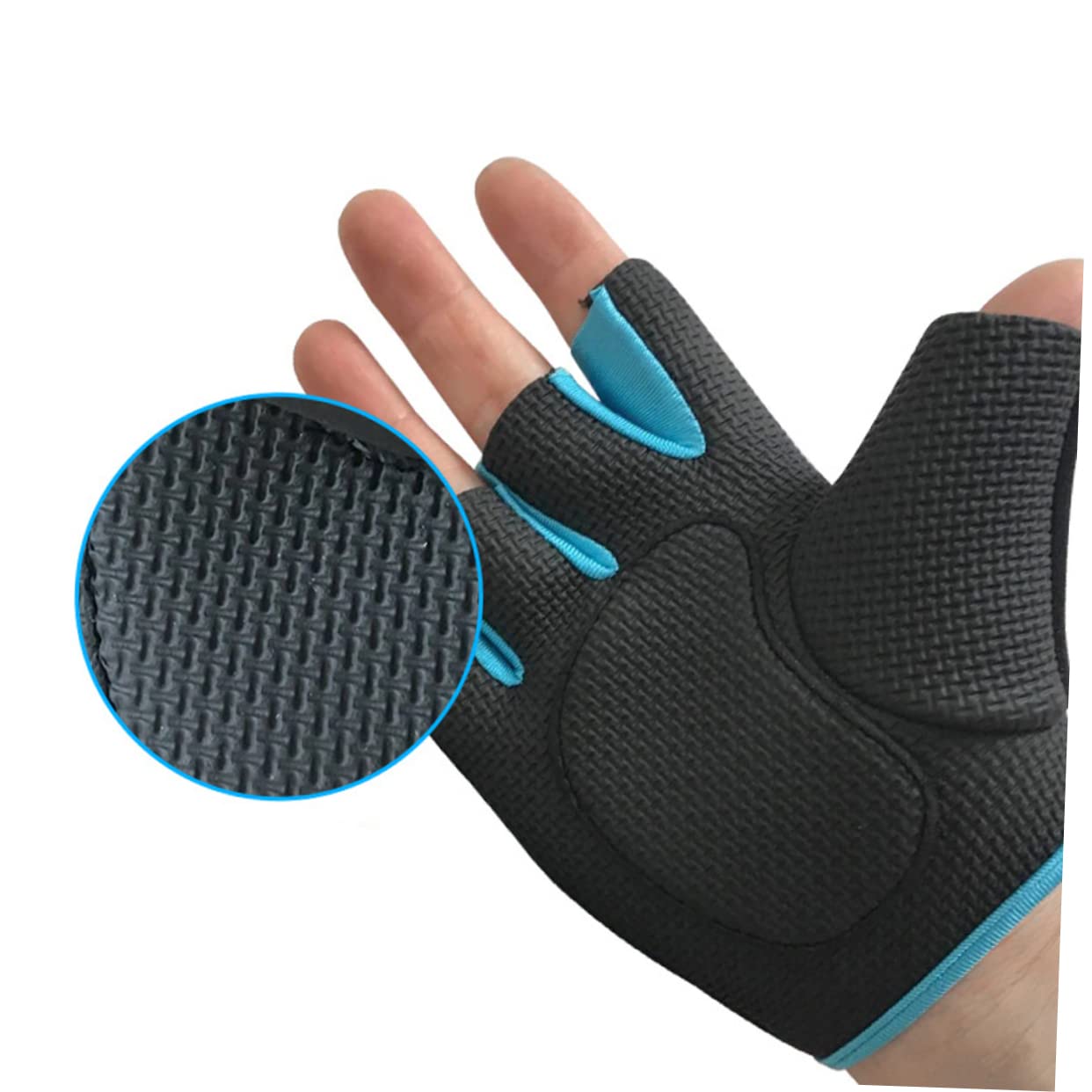 ifundom Mountain Bike Gloves Men Half Finger Cycling Gloves Mens Cold Weather Non-Slip Breathable Size XL