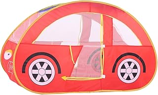 Gogogmee A Barraca Vermelha Playset Infantil Barraca De Carro Castelo Barraca De Jogo Barraca De Jogo Bobo Bola Piscina Brinquedo Dobrável Vermelho Pai-Filho Oceano Brinquedos Barraca De