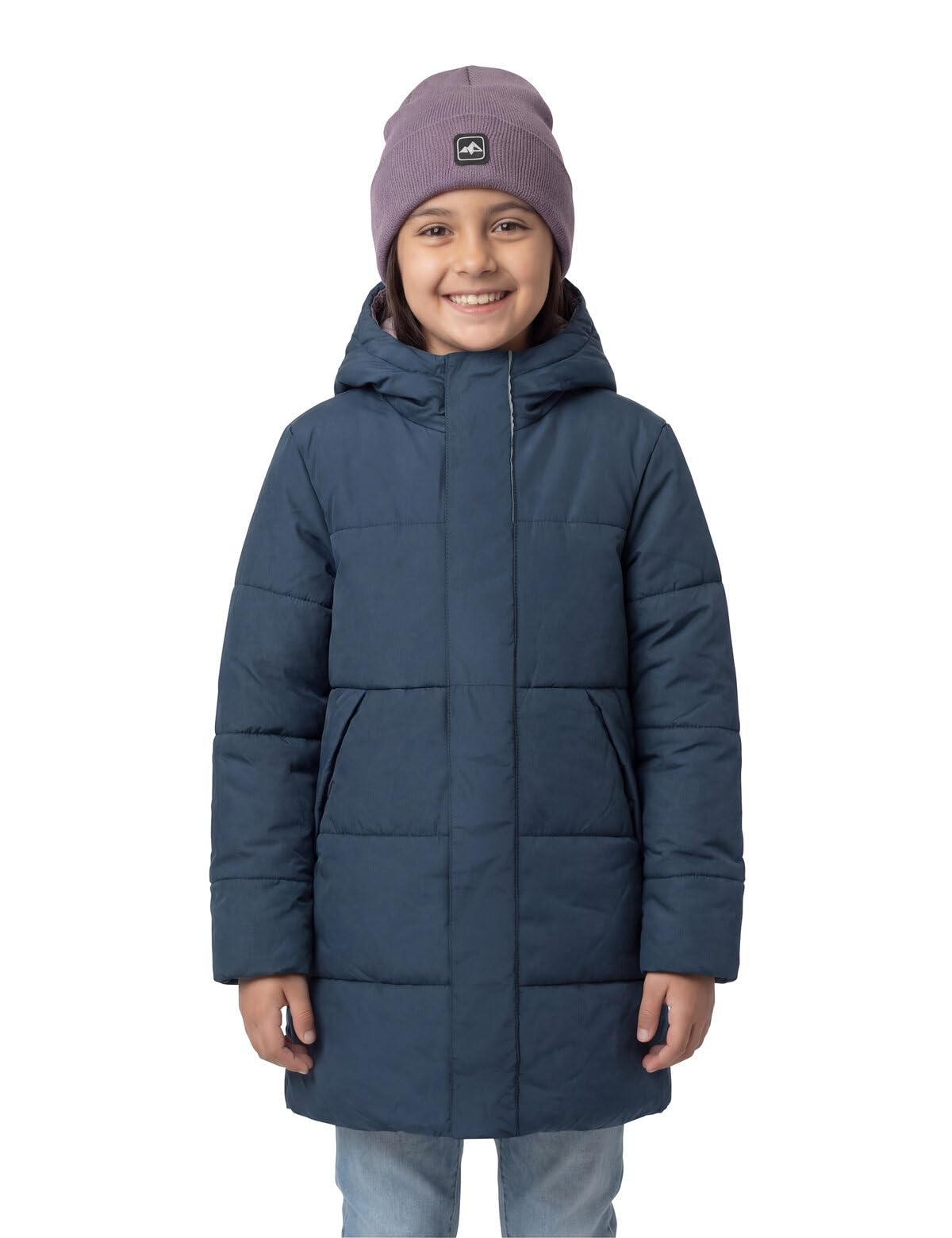 VAUDE Kids Lulea - Parka térmica acolchada para niños, muy ligera y acogedora