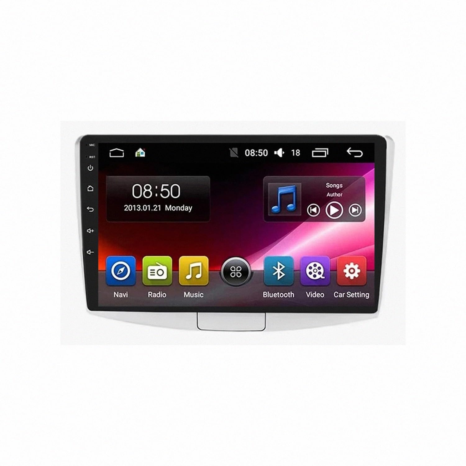 Pantalla táctil para coche Nissan NV200 con manos libres Bluetooth 8