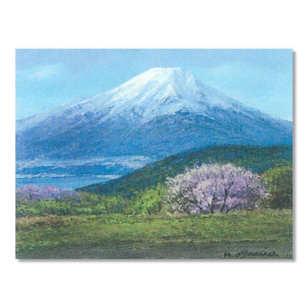 石割桜」油彩画・油絵