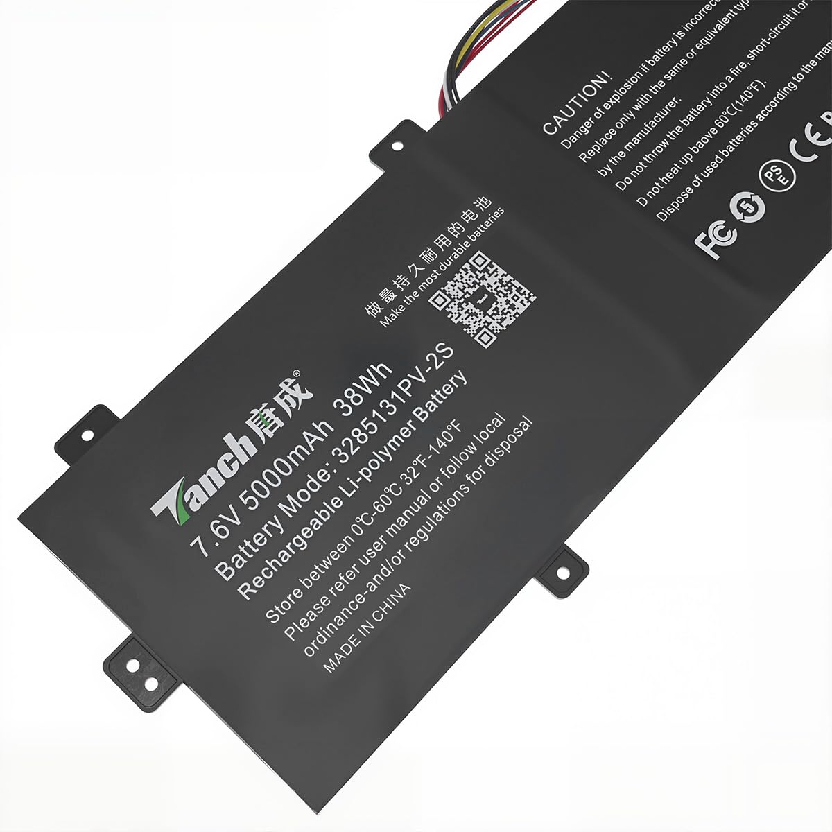 Batteria per computer portatile U3285131PV-2S per F7 Plus 2 F15 Plus 2 Prestigio Smartbook 141 C4 C5 7,6 V 5000 mAh/38 Wh