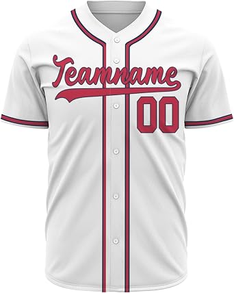 Custom Baseball Jersey Men Women Blank Plain Baseball Replica Jersey