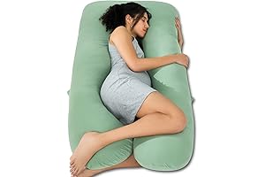 QUEEN ROSE Cooling Pregnancy Pillow - Ultimate Comfort for Expecting Mothers