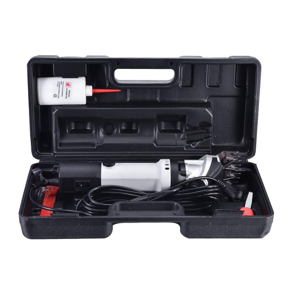 Portable 1050WSheep Shears Farm Gran Ganado Animal Cortapelos eléctricos Cabras Clippers para Afeitar Lana de Piel en ovejas, Cabras, Ganado, Hoja Recta DE 13 Dientes (Hoja Recta DE 9 Dientes)