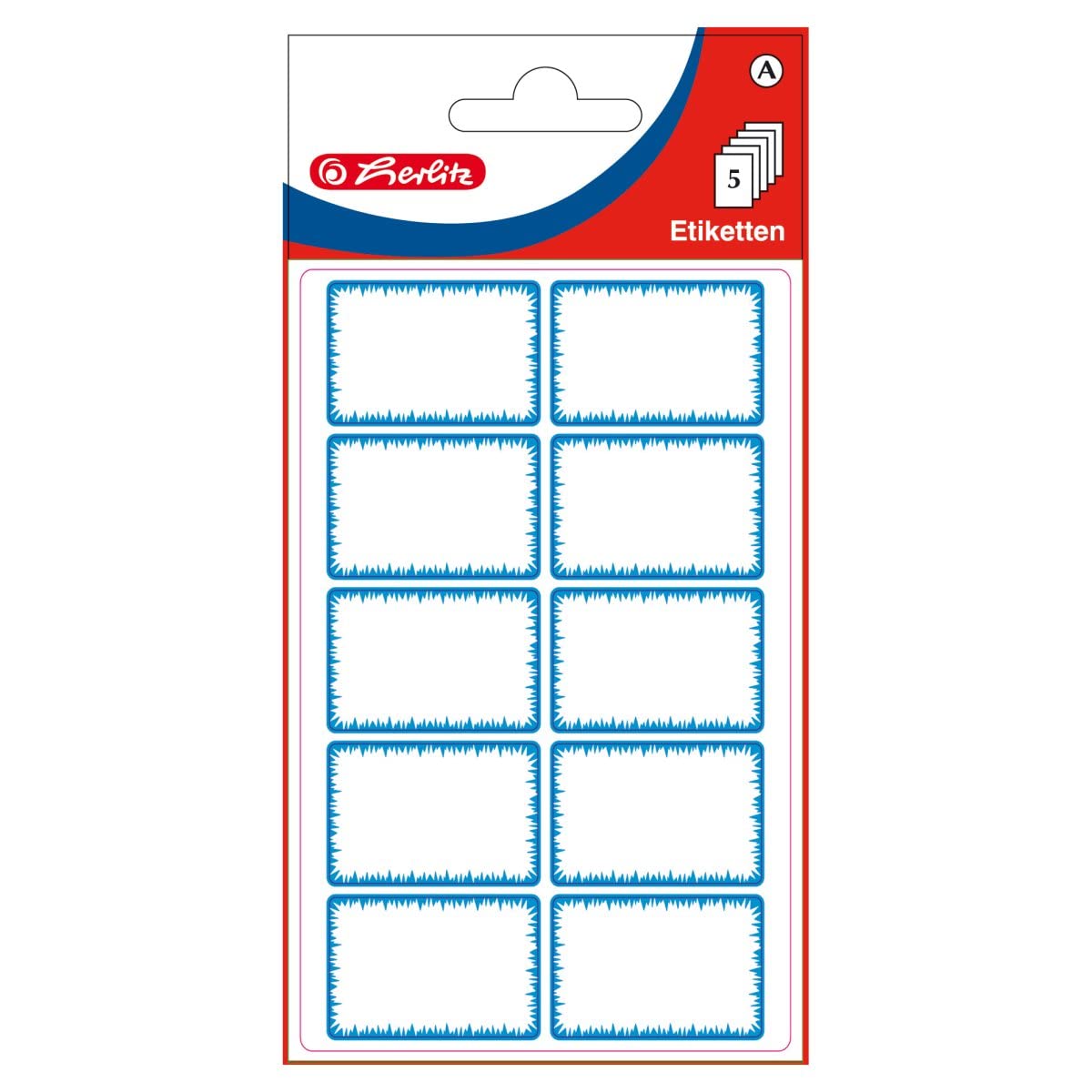 Herlitz Pack of 50 Self-Adhesive Freezer Labels 32 x 24 mm 837039