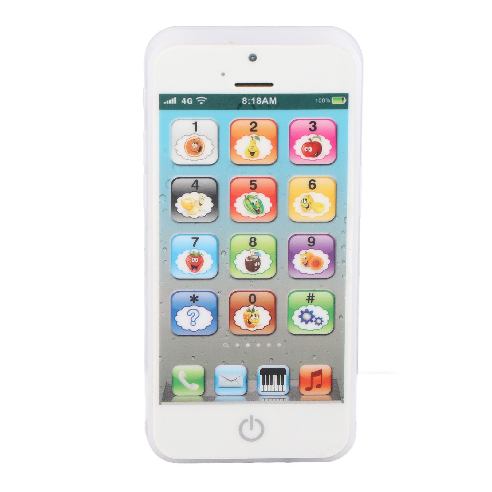 Keenso Toy Learning Play Cell Phone with Lights for Toddler Baby Kids 12-18 Months Ages 1-3 Year Old (Black) — view 9