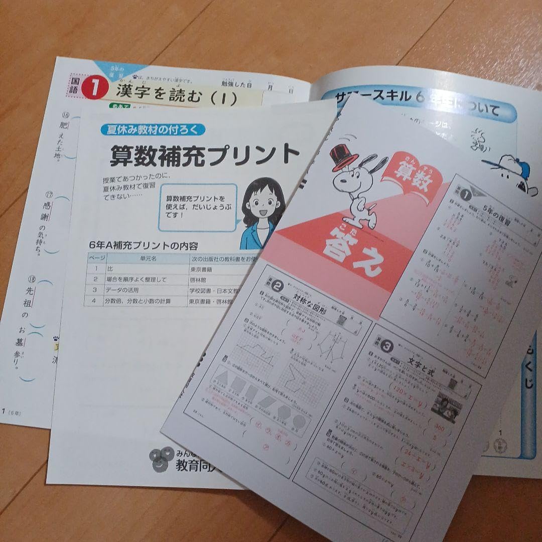 Amazon | 問題集サマーワーク小学校6年生 夏にチャレンジ サマー