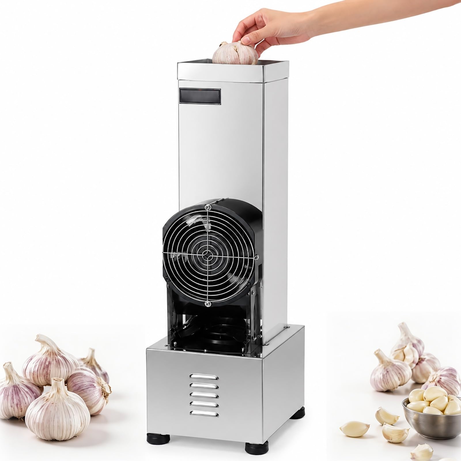 Machine à Éplucher L'ail Électrique Professionnelle Inox 250W
