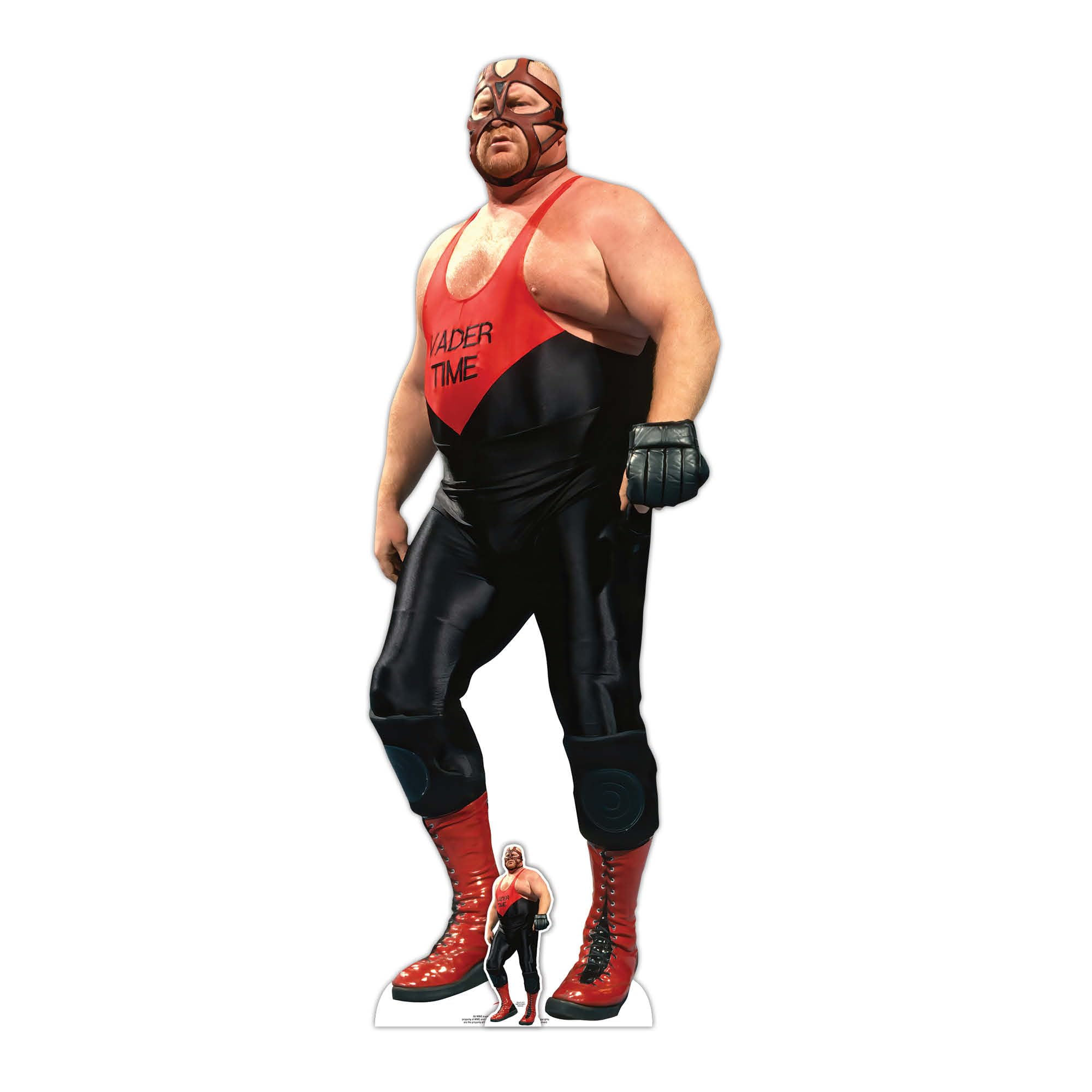 Star Cutouts SC4164 WWE Vader Lifesize Cardboard Cutout with Mini – Wrestling Legend Party Decoration & Collector Display