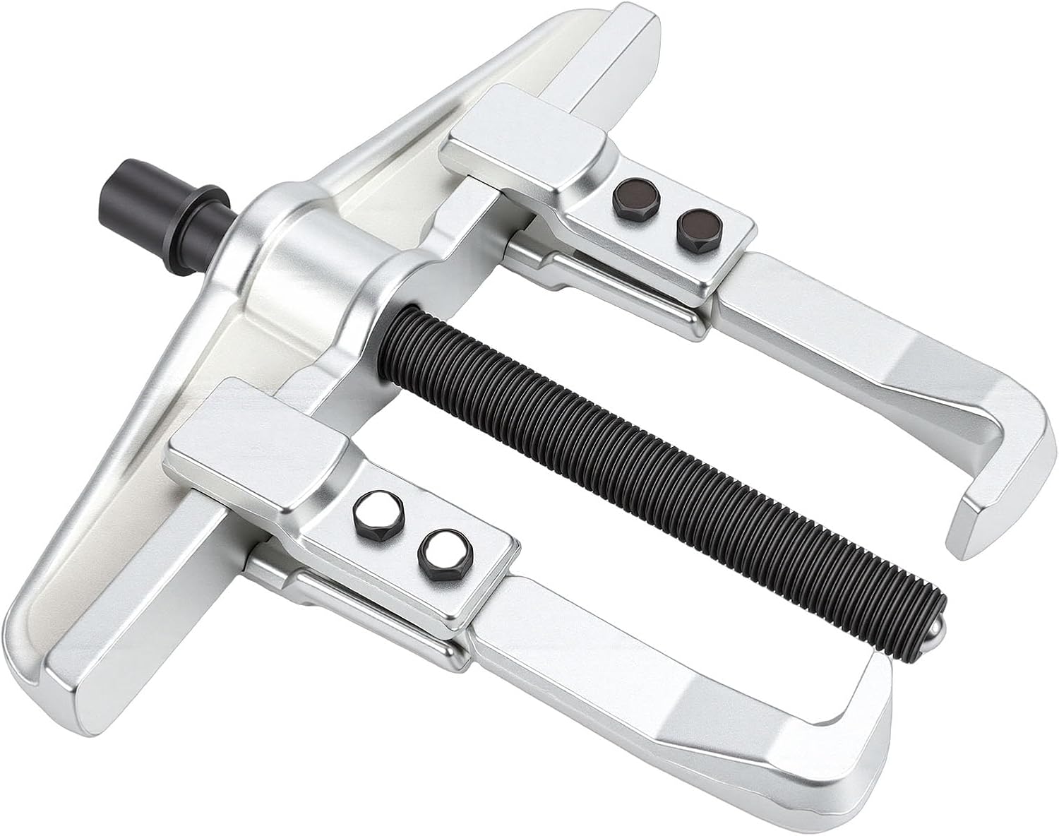 Naroote 2 Jaw Gear Puller, Alloy Steel Bearing Puller, Adjustable Clamping Depth Extractor with Reversible Design, Ideal for Automotive Flywheels & Motorcycle Wheels