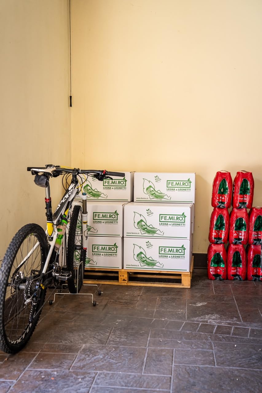 Legna da Ardere di Olivo in Scaglie BIGCHIPS in Scatole da 20 kg – Accendi Camino e Mantenimento Fiamma – Per Camino, Stufa, Forni, Pizzerie e Barbecue – Fornitura 20 kg