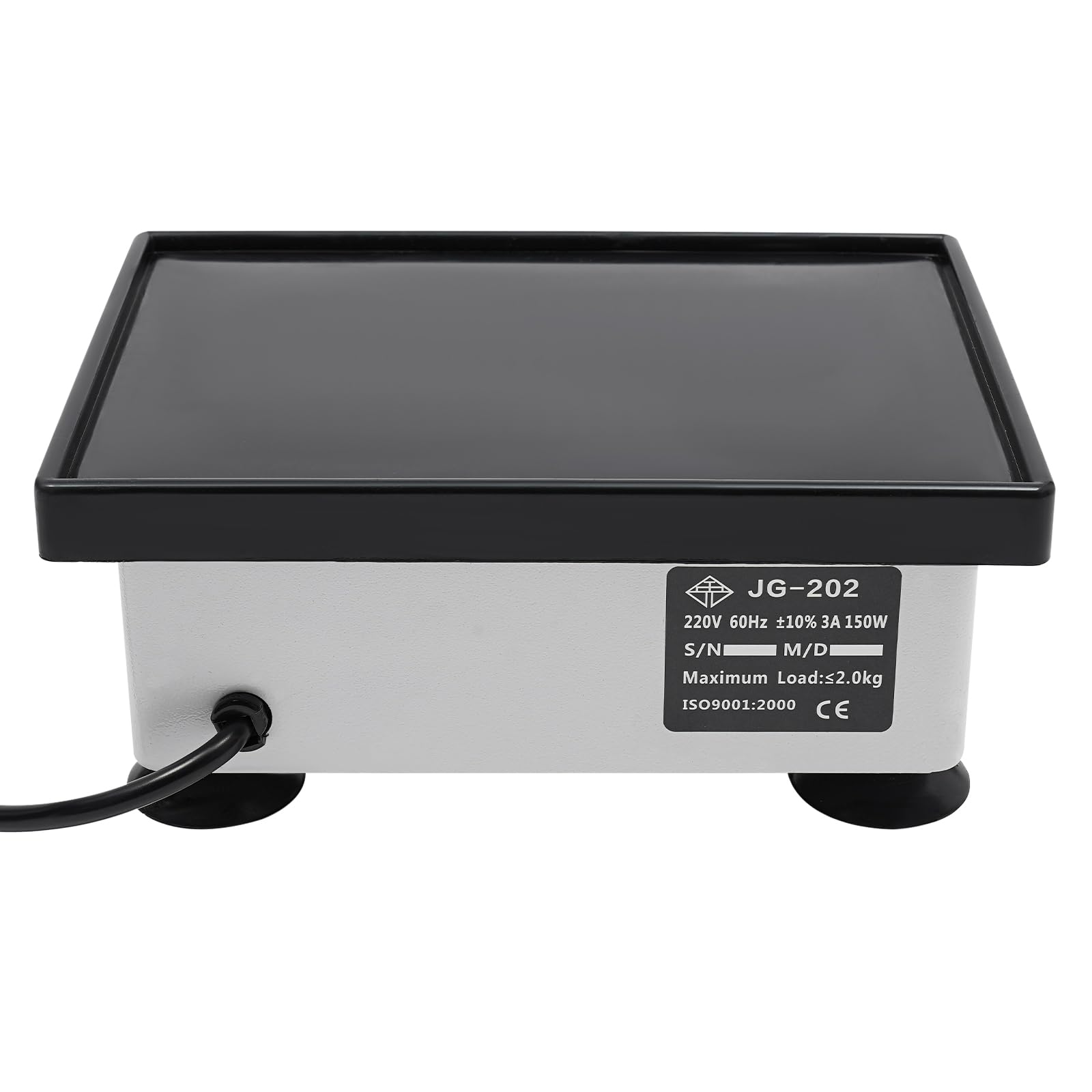 Oscillatore Quadrato Dentale Vibrazione per Gesso Vibrazione per Laboratorio 150W Kit per Laboratorio Odontoiatrico Ospedale Dentista Clinica - 24×18×10cm
