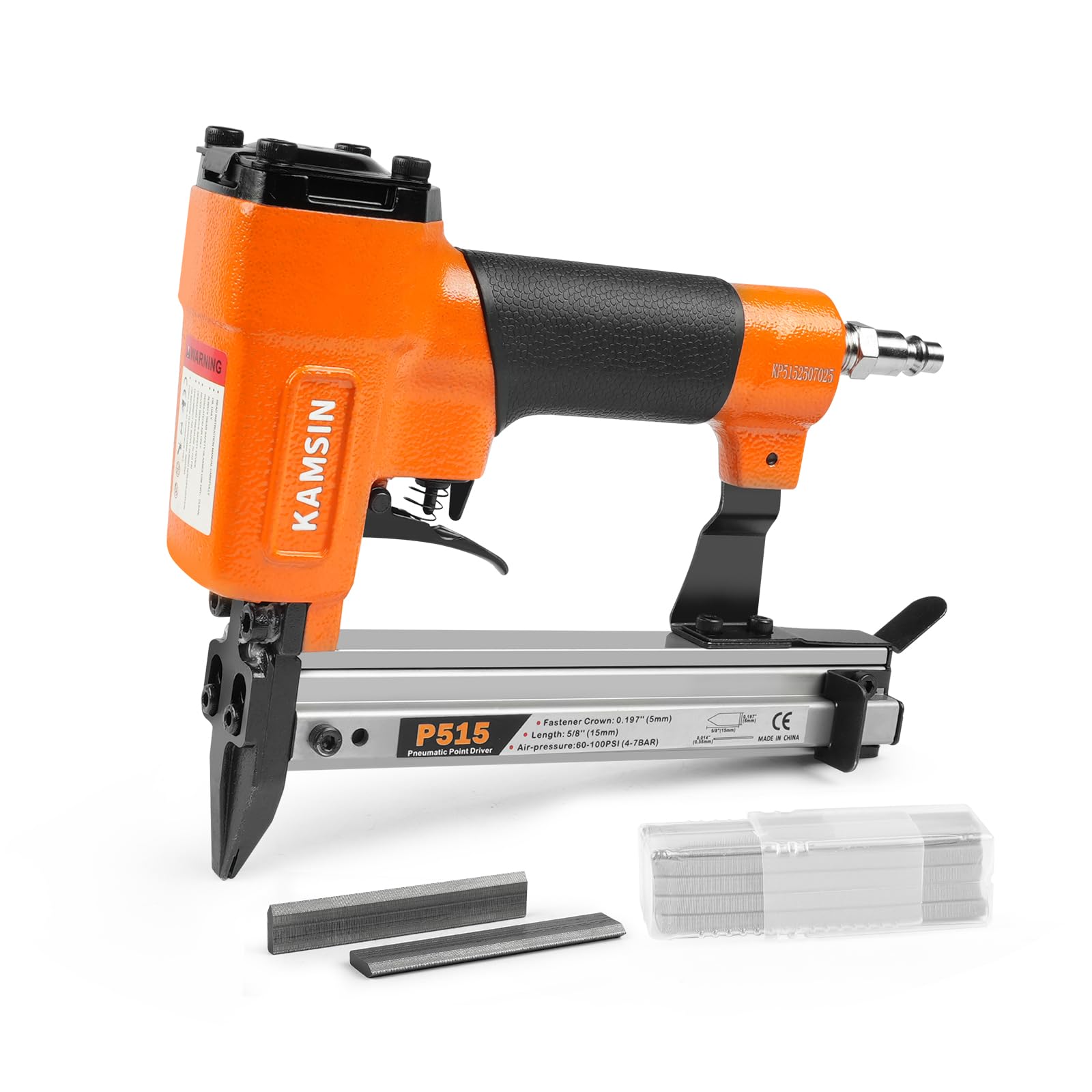 P515 Chiodatrice pneumatica 15mm 1000 chiodi sicurezza per cornici