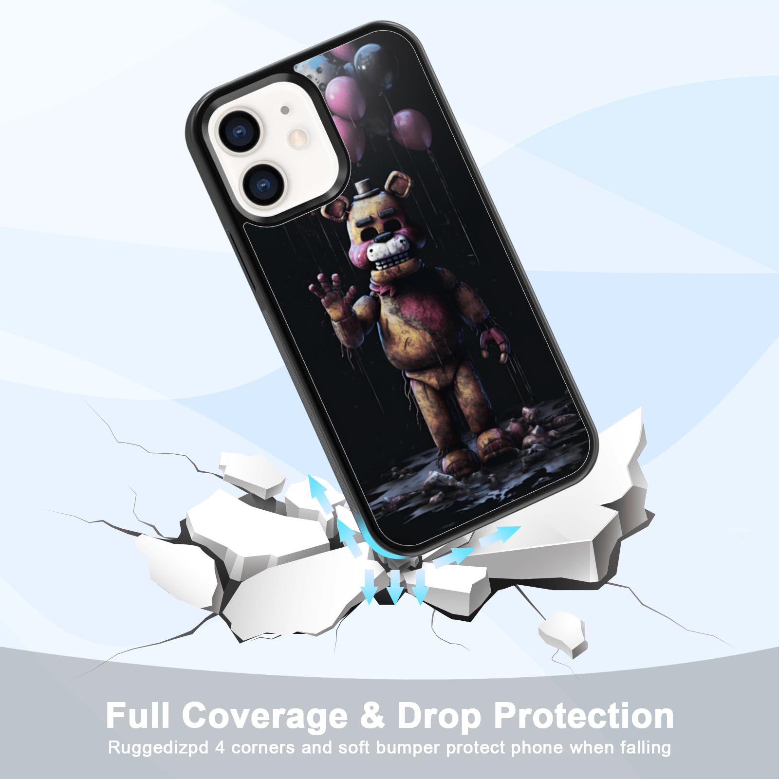 Amazon.com: MMYAJT Black Cute Phone Case Fit for iPhone 12 Mini, TPU Shockproof Protective iPhone Case Horror Video Game Phone Cover Gift for Boy Girl Men Women : Cell Phones & Accessories Amazon.com: MMYAJT Black Cute Phone Case Fit for iPhone 12 Mini, TPU Shockproof Protective iPhone Case Horror Video Game Phone Cover Gift for Boy Girl Men Women : Cell Phones & Accessories