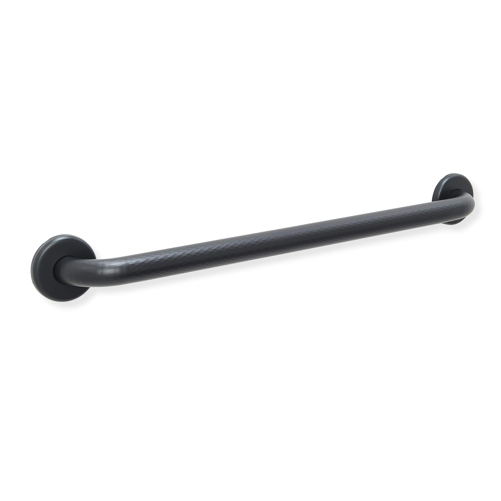 42” Shower Handle Shur Grip | 304 Stainless Steel Grab Bars for Bathtubs and Showers | Matte Black ADA Standard Hand Rails for Seniors, Children,