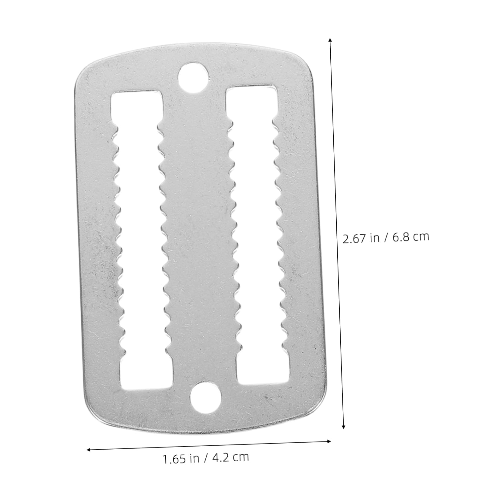 KICHOUSE 2pcs Heavy-Duty Diving Belt Buckle with Serrated Webbing for Scuba Diving Snorkeling and Sailing