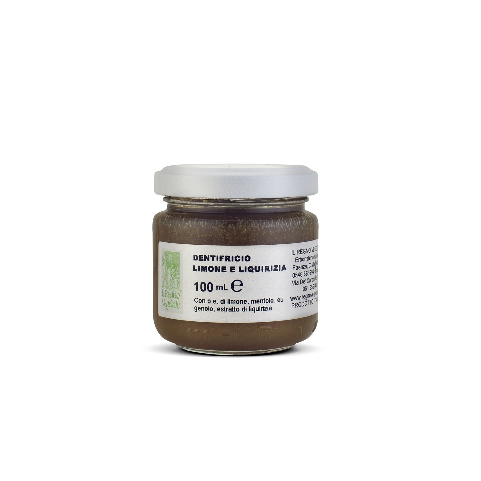 Pack 10 X DENTIFRICIO AGRUMI E LIQUIRIZIA Naturale Green Ecologico In Vetro Adulti Bambini 100 ml Made In Italy Senza Fluoro