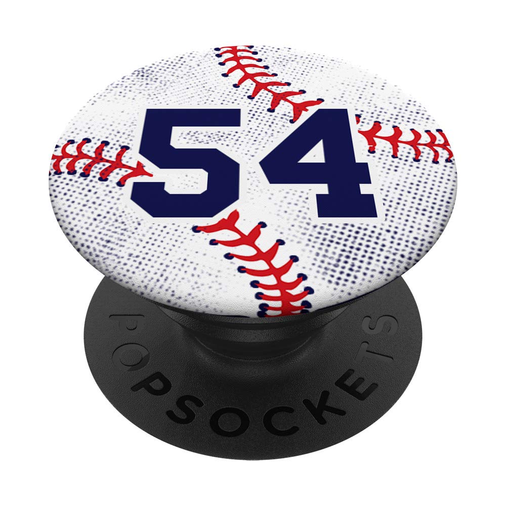 Amazon.com: Baseball Number 54 Player Uniform 54th Birthday Blue
