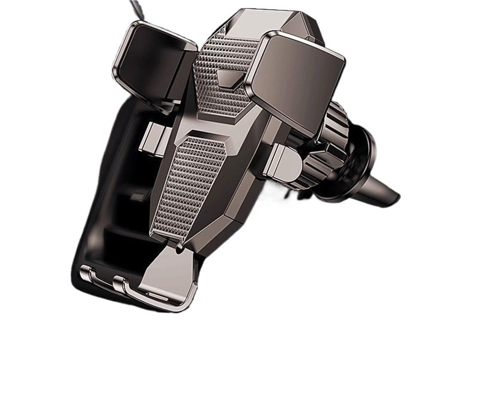 para iPhone Sucker Soporte Teléfono Coche Actualización Universal 360 ° Girar Parabrisas Tablero Soporte Soporte Celda Móvil Soporte Móvil Coche(Black Air Vent Type)