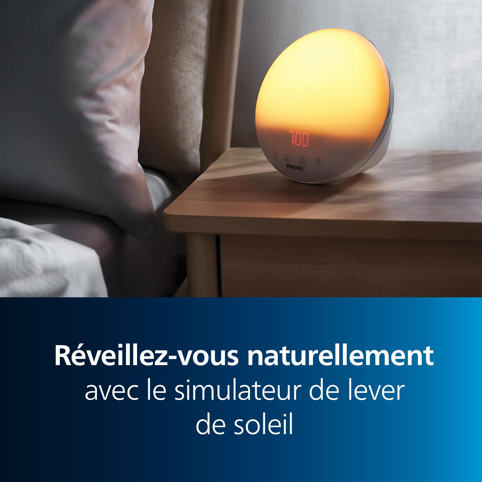 Réveil lumineux Wake-up Scents - Simule le lever du soleil