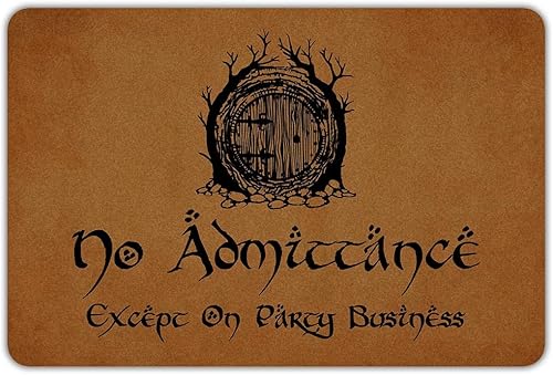 Miniatura 6 de Welcome to The Mojo Dojo Casa - Tapete para puerta de entrada, divertido tapete de goma antideslizante para interiores y exteriores, 23.6 pulgadas