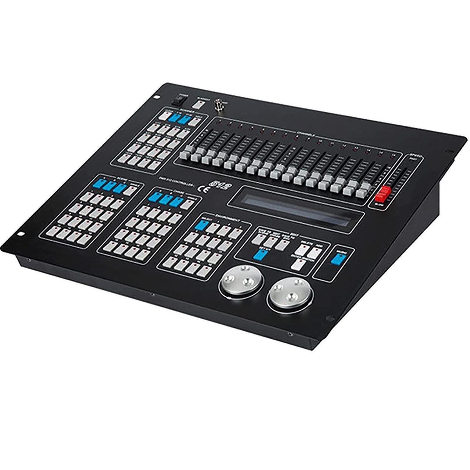 Controlador de iluminación DMX profesional para DJs y espectáculos de escenario, consola fácil de usar para mezclar luz dinámica en fiestas y clubes