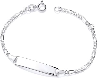 Pulsera Plata 925 Ajustable Grabado Bebé