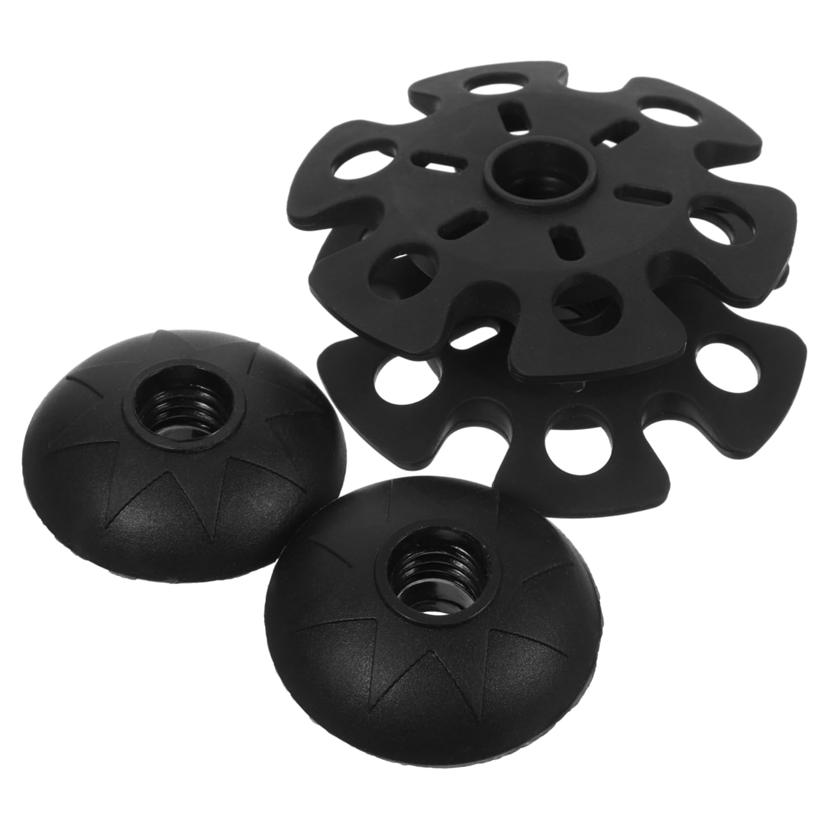 SOIMISS 4 Piezas Tapones de Antideslizantes para Bastones de Senderismo para Barro y Nieve Accesorios de Trekking y Duraderos para Evitar Hundimientos Terrenos Blandos