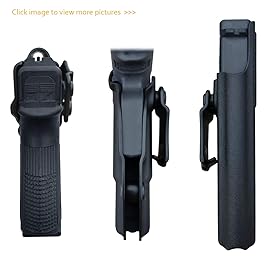 POLE.CRAFT IWB Kydex Holster Fits: Glock 19 19X 25 44 45 (Gen 1 2 3 4 5) & Glock 23 32 (Gen 3 4) CaseInside Waistband CarryG19 G19x G23 G25 G32 G44 G45 HolsterRight Hand Draw