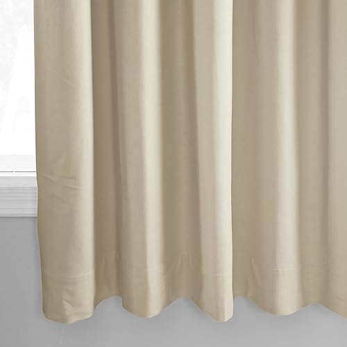Miniatura 8 de HPD Half Price Drapes - Cortinas blackout de terciopelo, con bloqueo total de calor y luz, para sala de estar (1 panel), 50 pulgadas de ancho x 63