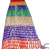WJDY Filet de Décoration en Nylon Coloré Filet de Corde de Clôture Mains Solides et Durables, Douces et Ne Se Frottant Pas, Bonne Perméabilité À L'air (Color : 6cm Mesh, Size : 1x1m(3x3ft))