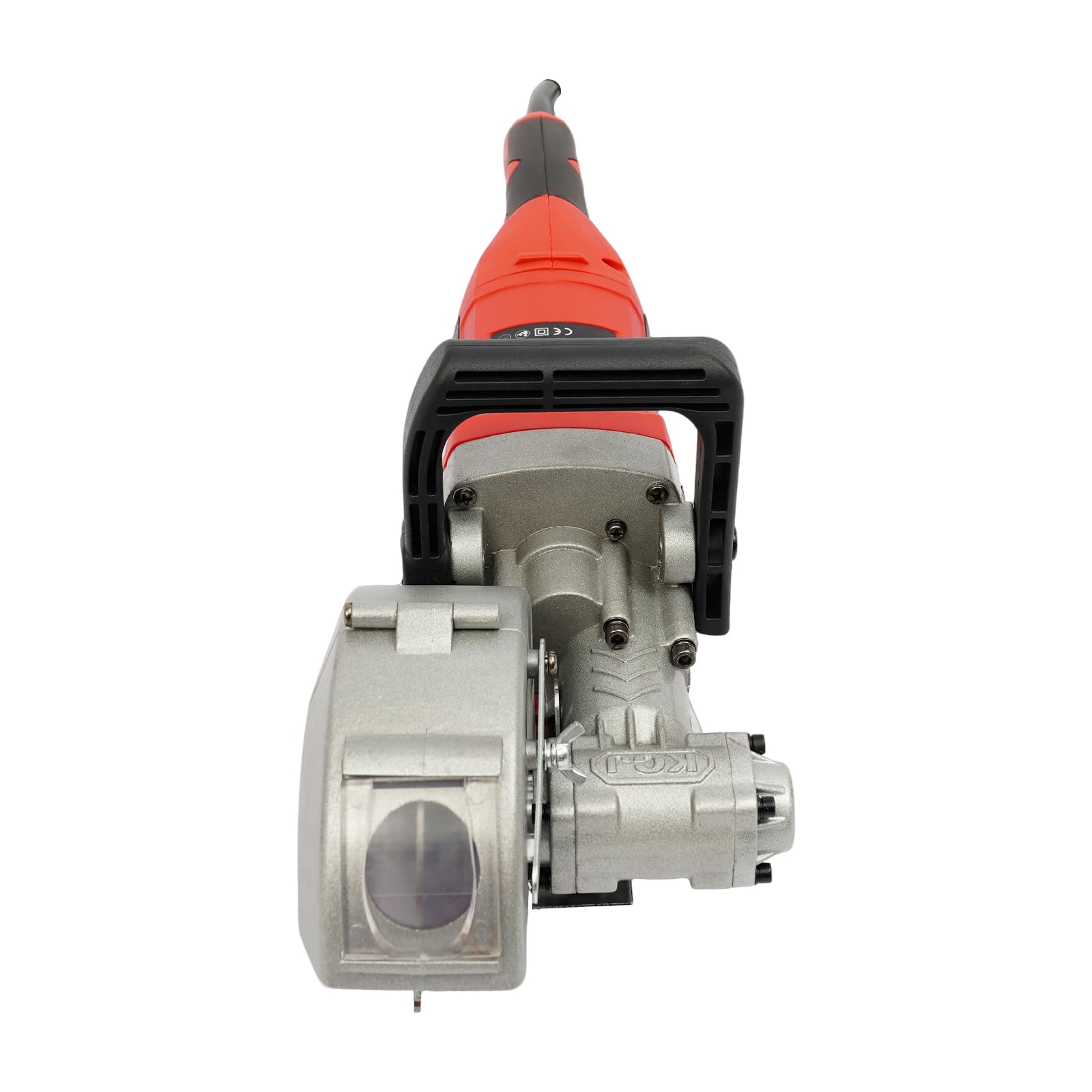 Fresadora ranurada con refrigeración por agua y motor de cobre puro, 1200-1300 W, fresadora de pared con 5 hojas de sierra, fresadora eléctrica para hormigón, mármol y granito, enchufe de la UE, negro