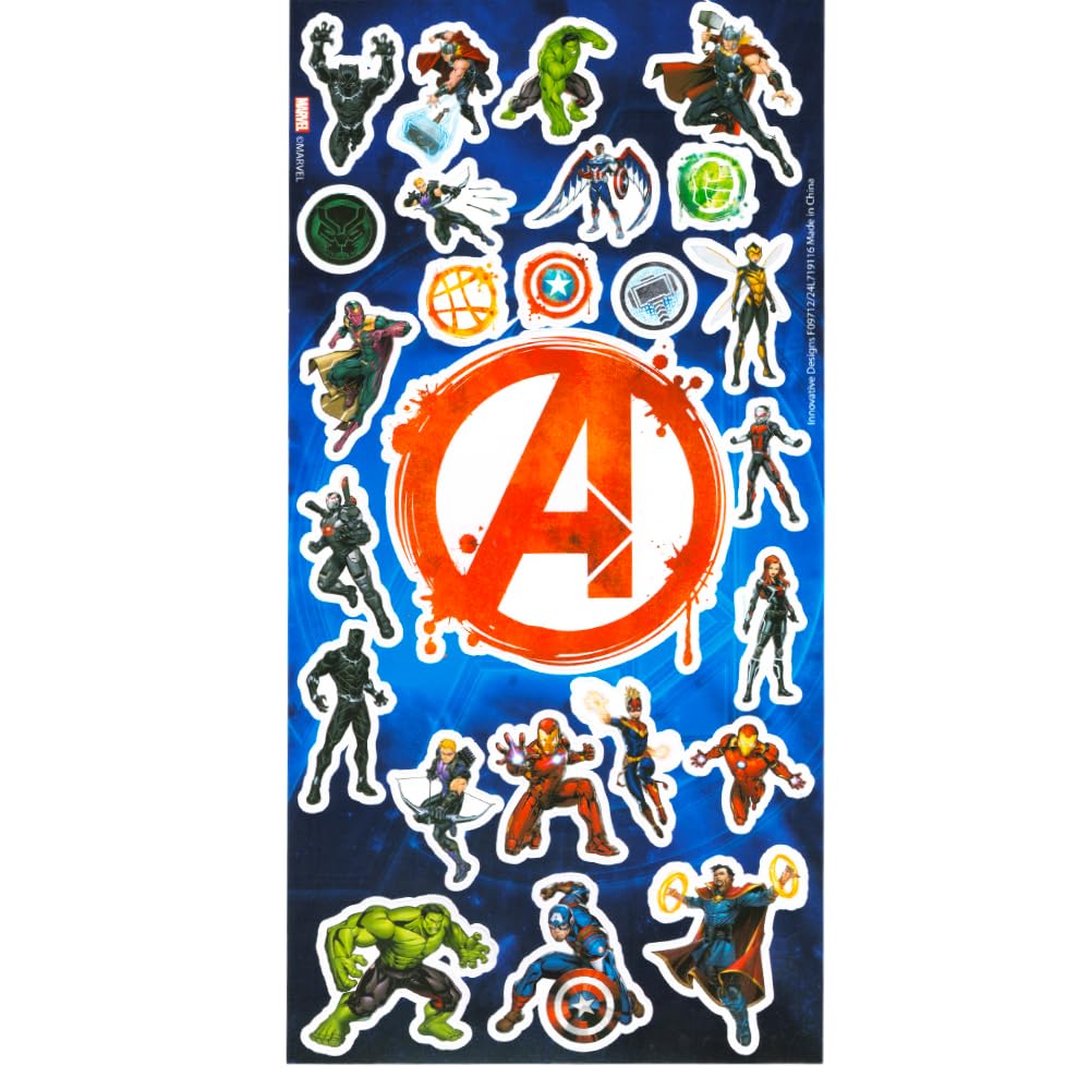 Marvel Superheroes Me Reader elektroniczny czytnik 8 książek, zestaw książek Marvel Avengers dla małych dzieci, z Iron Manem, Hulkiem, Spidermanem i innymi, z naklejkami (zabawki edukacyjne Marvel)