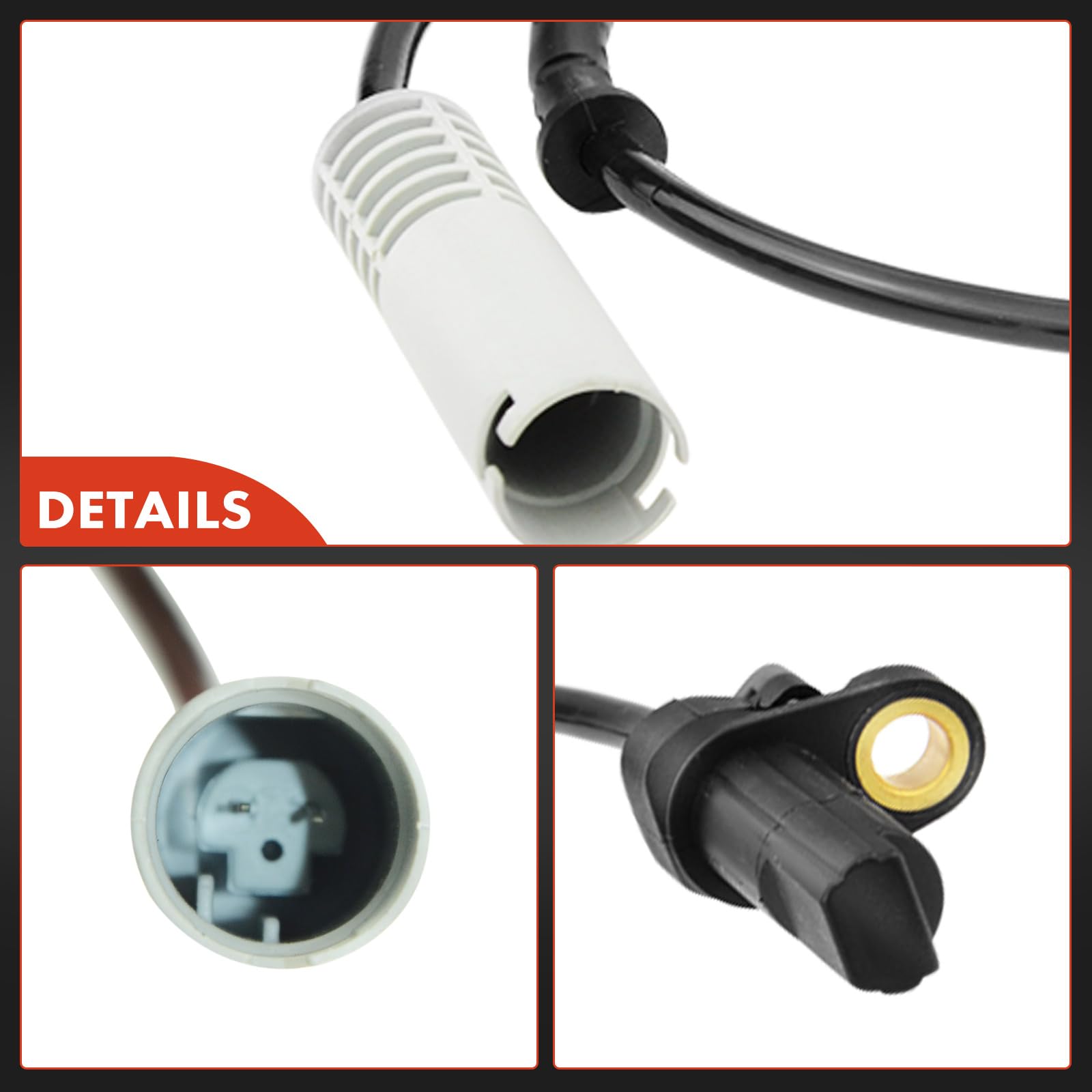 Frankberg Sensore Velocità Ruota ABS Sensore ABS ABS Speed Sensore Compatibile con Serie 5 E39 523i 525tds 525td 528i 535i 540i 1995-1998 Replace# 34521182160