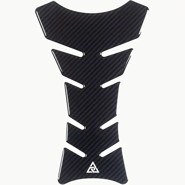 Autodomy Paraserbatoio Moto Carbonio V1 20x12,5 cm - Adesivo Protezione Serbatoio Universale